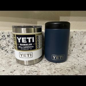Yeti Lowball Rambler + Colster Can Insulator 12 oz